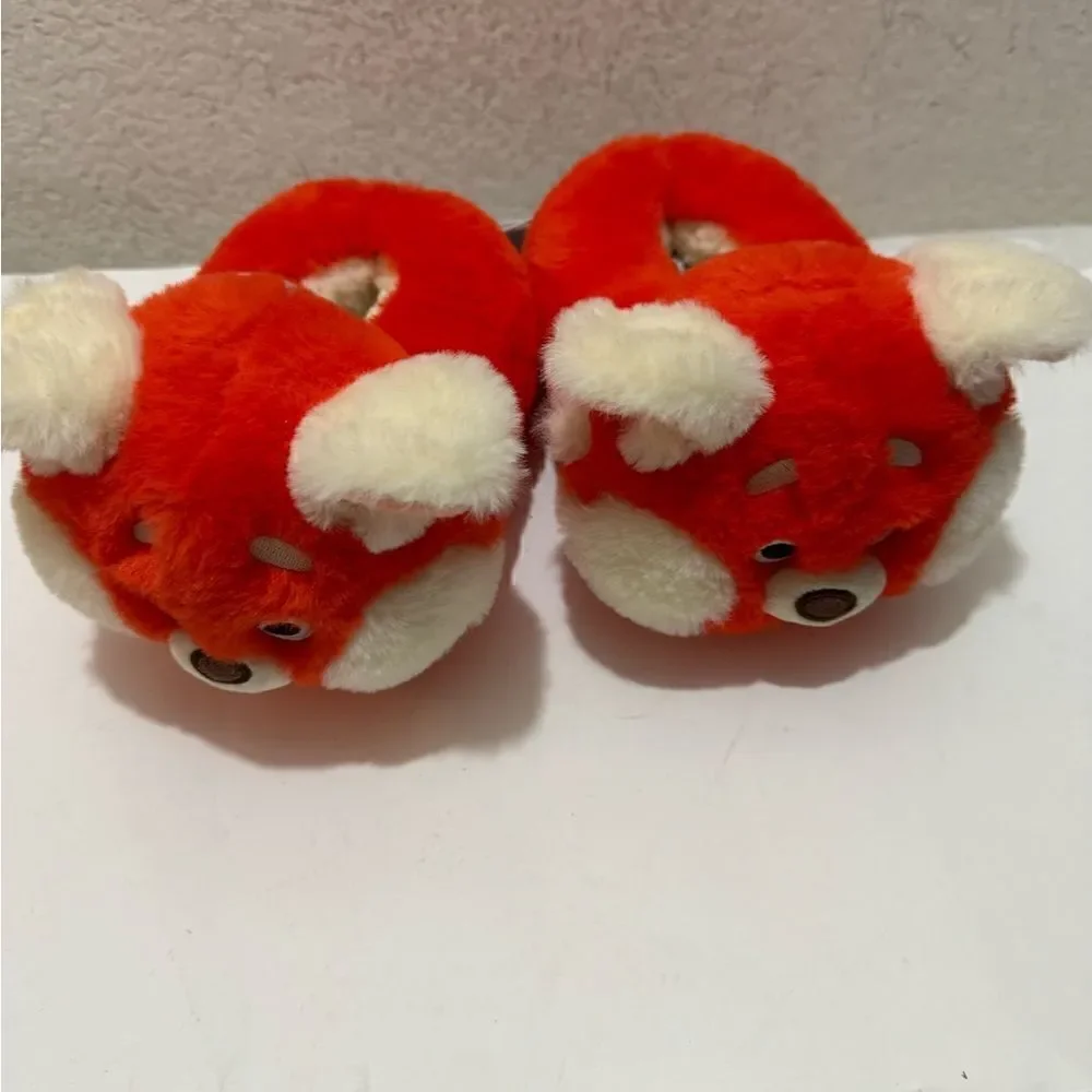 Disney Toddler Turning Red Panda Slippers Size 7/8 us 23-24 EUR